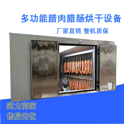  熱風循環烘箱連續式304不銹鋼工業烤箱訂制 多功能小型臘肉臘腸烘干機